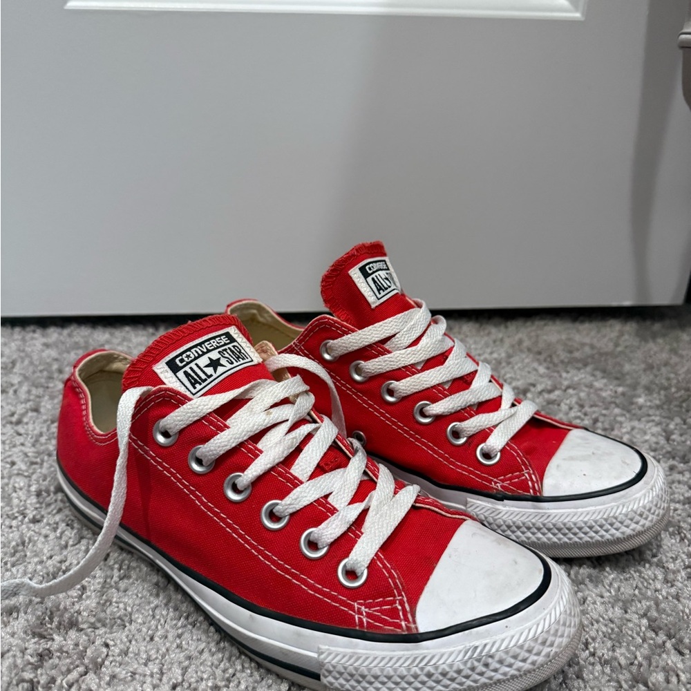 Converse Women Red All-Star Sneakers